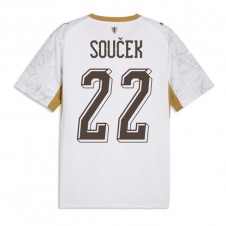 Tsjekkia Tomas Soucek #22 Bortedrakt VM 2026 Kortermet